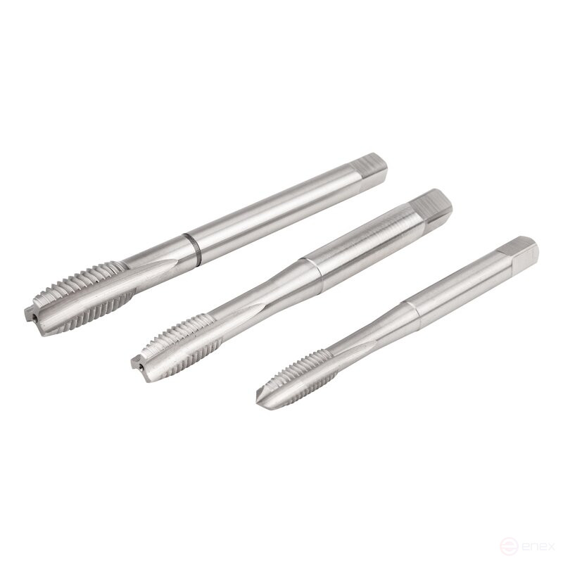 Набор машинных метчиков и сверл NORGAU Industrial М3-М12, 2.5-10.2 мм, HSS-E, 14 предметов