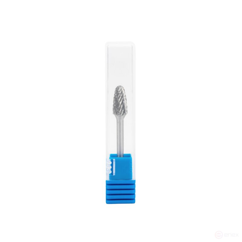 Борфреза твердосплавная NORGAU Industrial параболическая 6.3 мм, R1.5, форма F, DCM