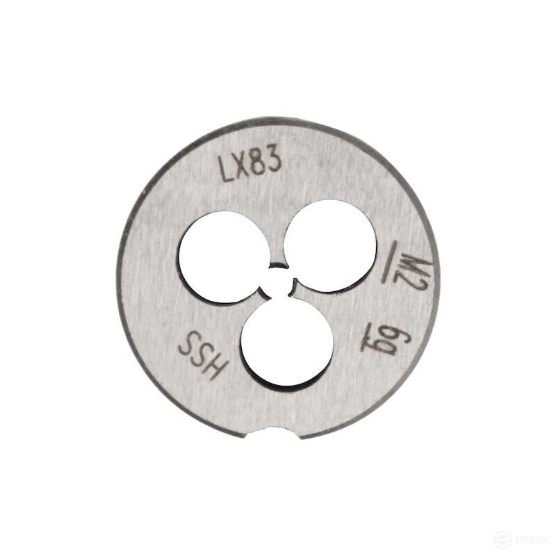 Плашка NORGAU Industrial по металлу M2х0.4 мм, HSS