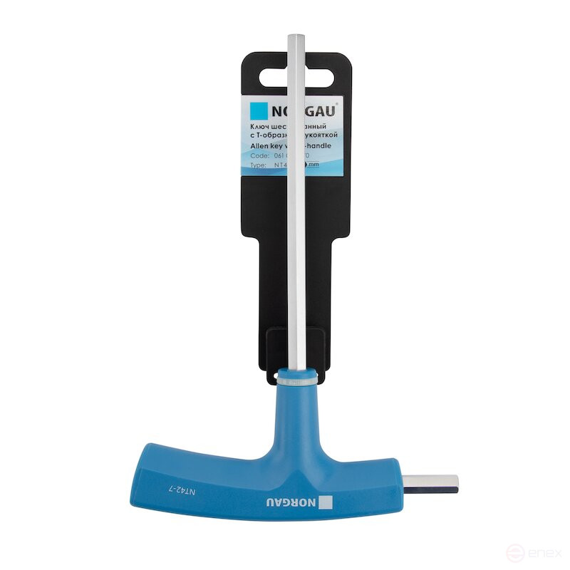 Ключ шестигранный NORGAU Industrial с Т-образной рукояткой 7 мм, NT42-7, SNCMV