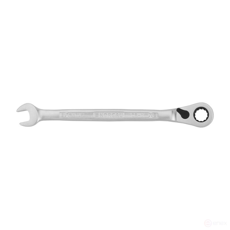 Ключ гаечный комбинированный с переключающейся трещоткой NORGAU Industrial 8 мм, N7UR-8