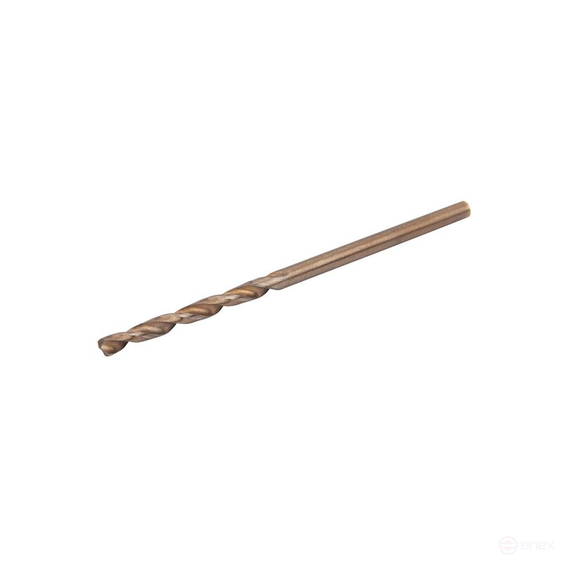 Spiral drill bit NORGAU industrial for metal 3 mm, Z2, type N, HSS-E