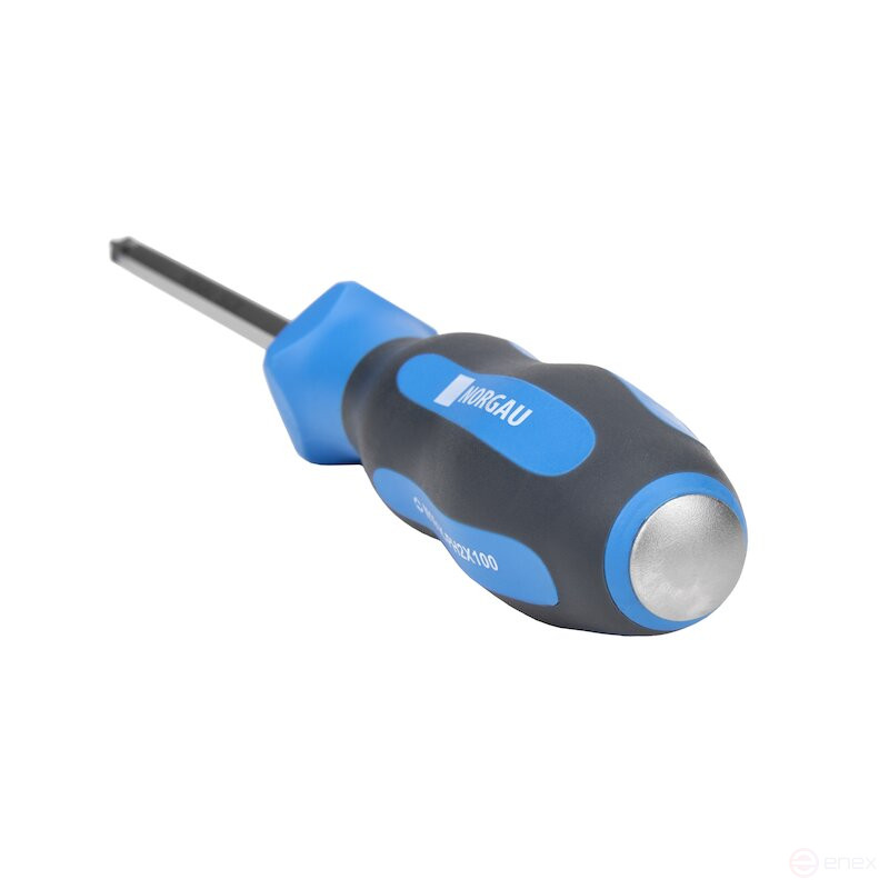 Отвертка крестовая NORGAU Industrial с ударным наконечником PH2, N161K