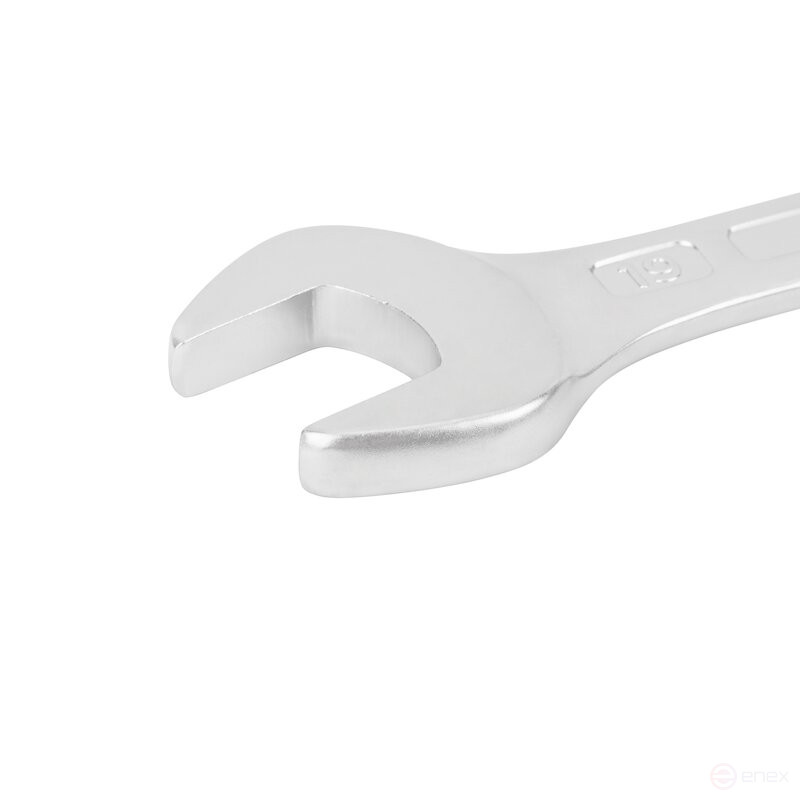 Ключ гаечный комбинированный NORGAU Industrial изогнутый 19 мм, N7B-19