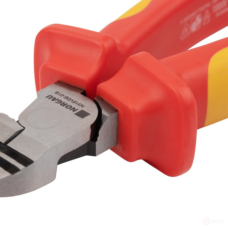 Бокорезы диэлектрические NORGAU Industrial со съемником изоляции 180 мм