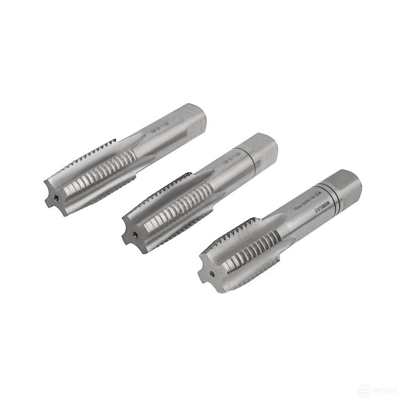Комплект ручных метчиков NORGAU Industrial M30, HSS, 3 предмета