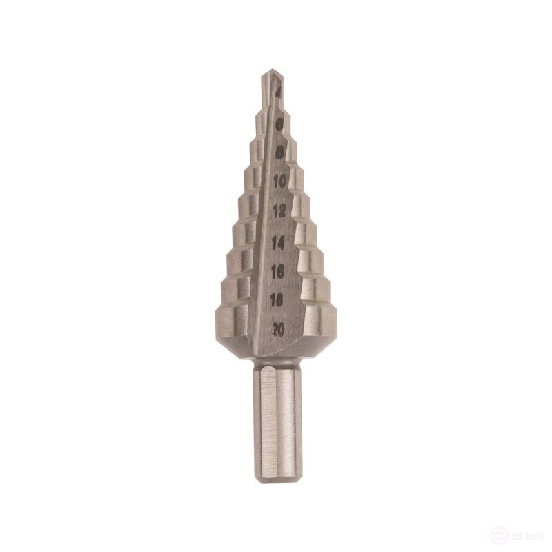 Набор ступенчатых сверл NORGAU industrial по металлу 4-30 мм, HSS-E, 3 предмета