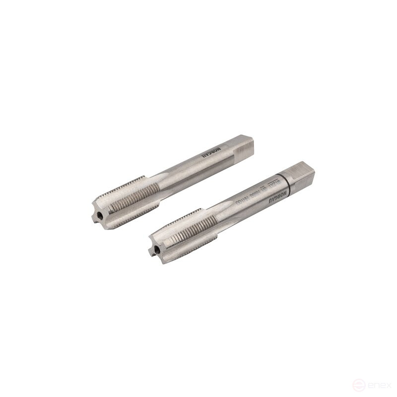 Set of hand taps NORGAU Industrial MF12x1, HSS, 2 pieces