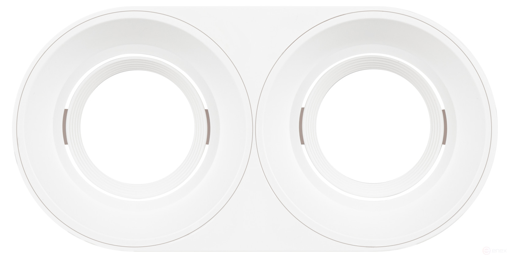 Светильник накладной ЭРА OL25-2 WH под лампу MR16 GU5.3 поворотный белый