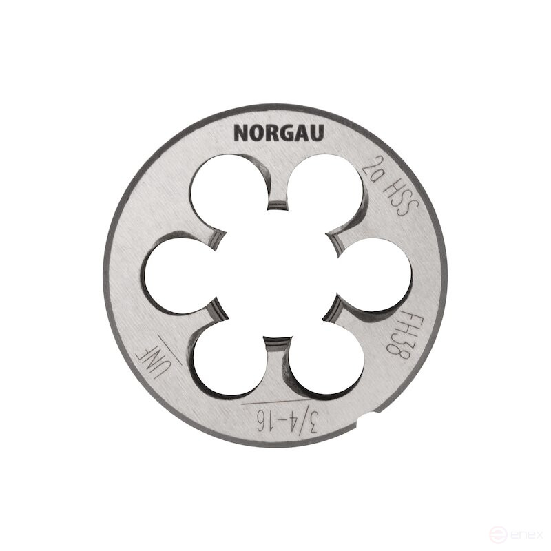 Плашка дюймовая NORGAU Industrial по металлу UNF 3/4, HSS