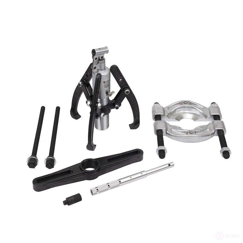 Set of hydraulic pullers NORGAU Industrial with integrated pump NHPP-10SET, 10T, 10 items