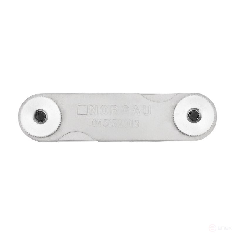 Набор радиусных шаблонов NORGAU Industrial, 30 шт, 15 радиусов