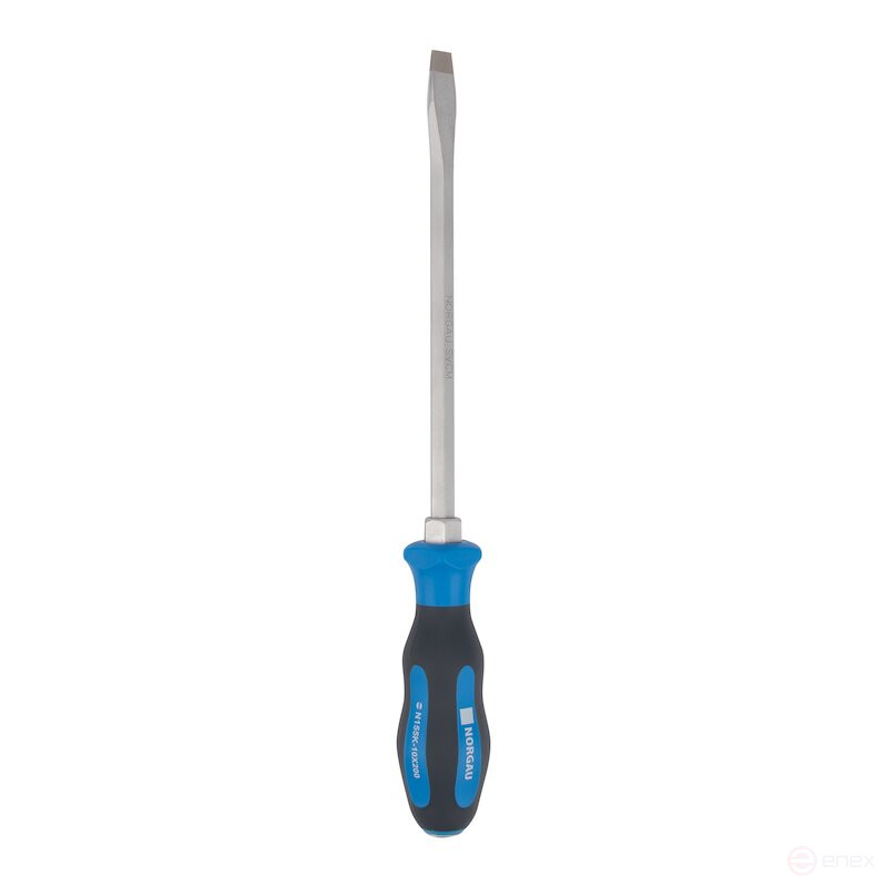 Slotted screwdriver NORGAU Industrial with 10 mm impact tip, N155K