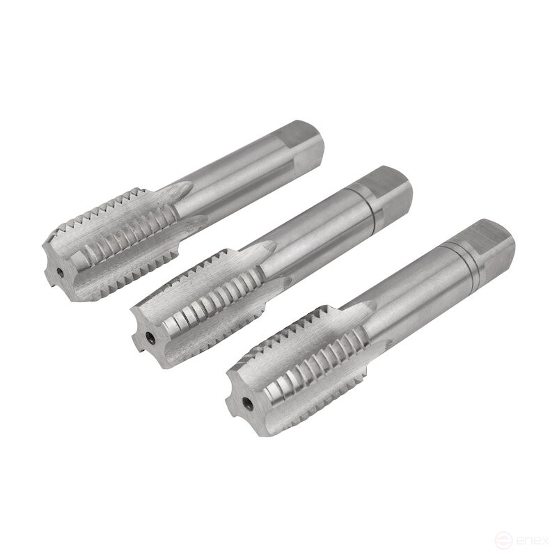 Set of hand taps NORGAU Industrial UNC 1, HSS, 3 pieces