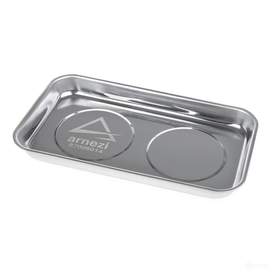 Rectangular magnetic tray for fasteners, 136x237 mm ARNEZI R7006014