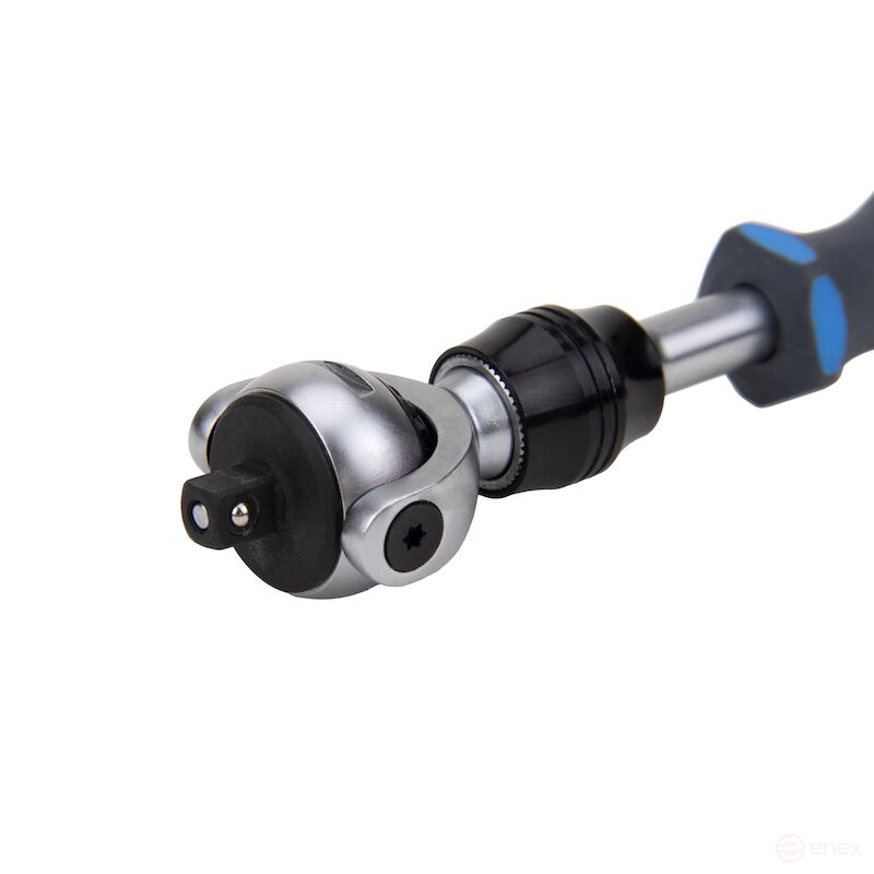 NORGAU Industrial ratchet with switch mechanism and 1/4" rotary head, N20R72T