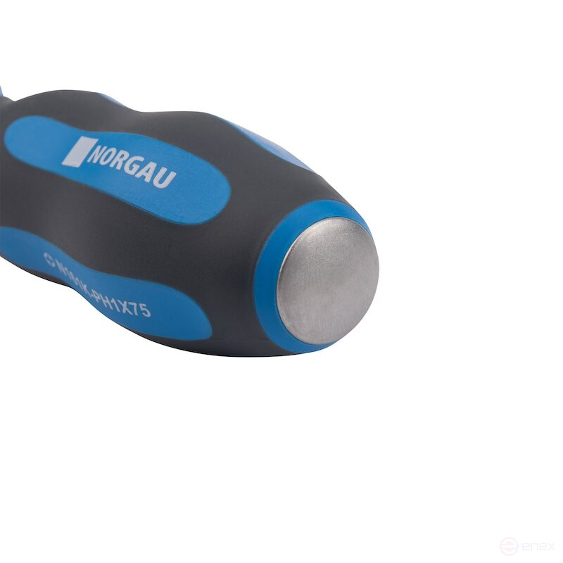 Отвертка крестовая NORGAU Industrial с ударным наконечником PH1, N161K