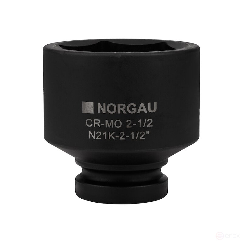 Головка торцевая ударная NORGAU Industrial шестигранная дюймовая 1", 2.1/2", N21K-2.1/2