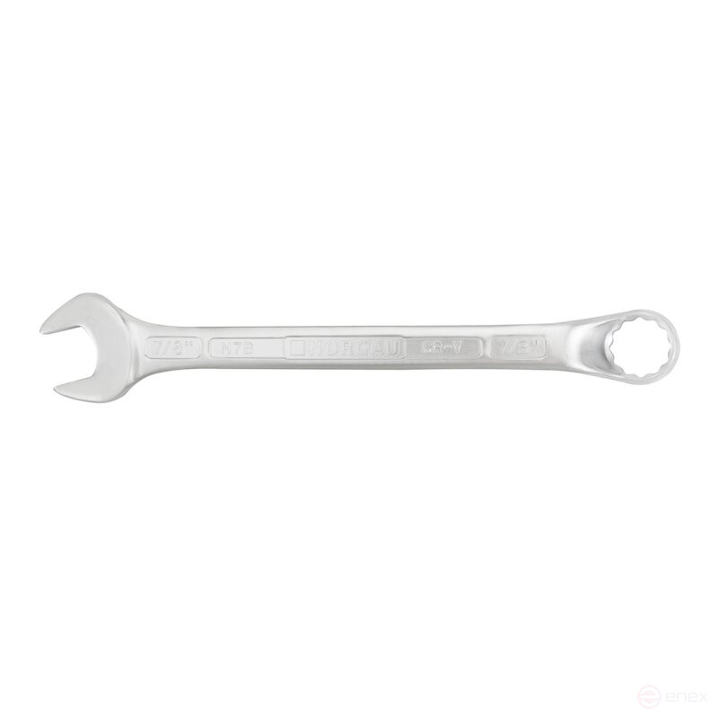 Ключ комбинированный дюймовый изогнутый NORGAU Industrial 7/8", N7B-7/8