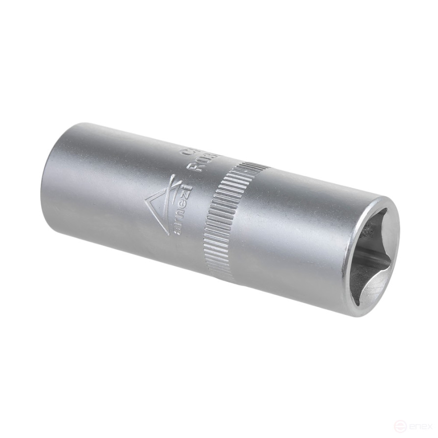 Candle head 1/2" 6-and gr. 16 mm L=65 mm, on the holder ARNEZI R0300416