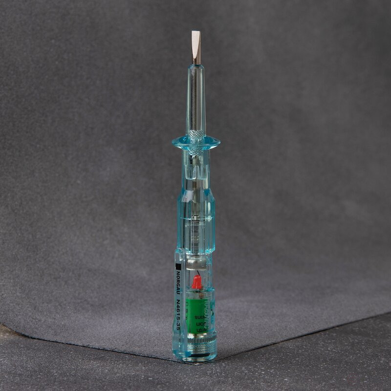 Отвертка индикаторная NORGAU Industrial шлицевая 3.5 мм, N4615