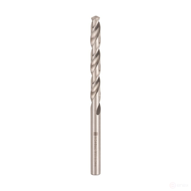 Сверло спиральное NORGAU Industrial по металлу 6 мм, Z2, тип VA, HSS-E