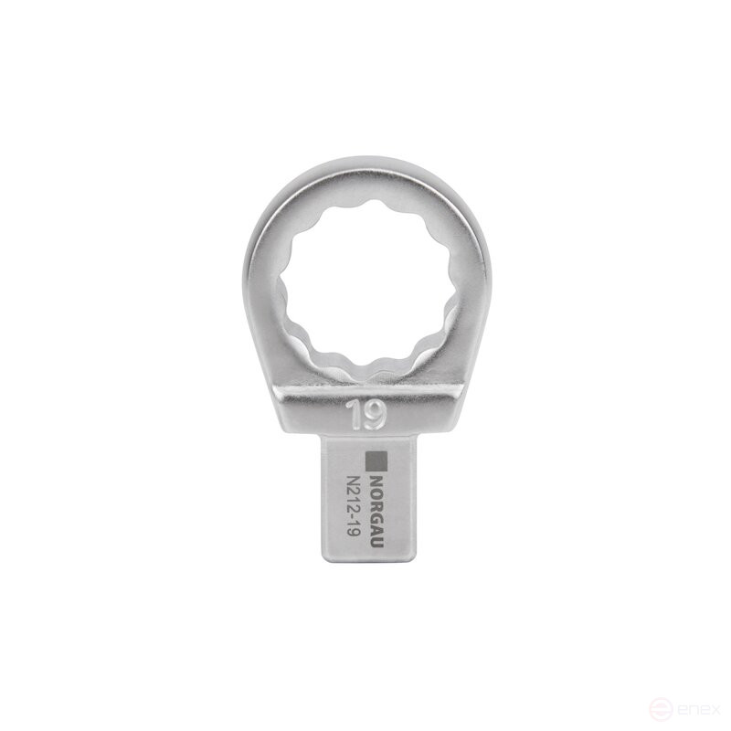 Насадка накидная NORGAU Industrial для динамометрического ключа 19, прямоугольный привод 9х12