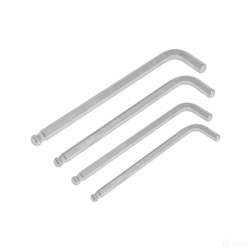 Набор шестигранных дюймовых NORGAU Industrial удлиненных ключей 13 предметов, N42LA-013