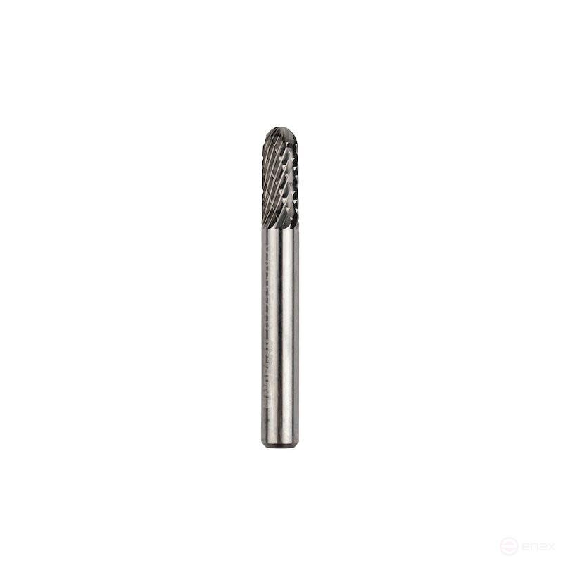 Carbide borehole NORGAU Industrial spherical cylindrical 6 mm, shape C, DCM