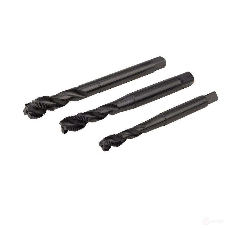 Набор машинных метчиков и сверл NORGAU Industrial М3-М12, 2.3-10.2 мм, HSS-E/VAP/HSS-E, 14 предметов