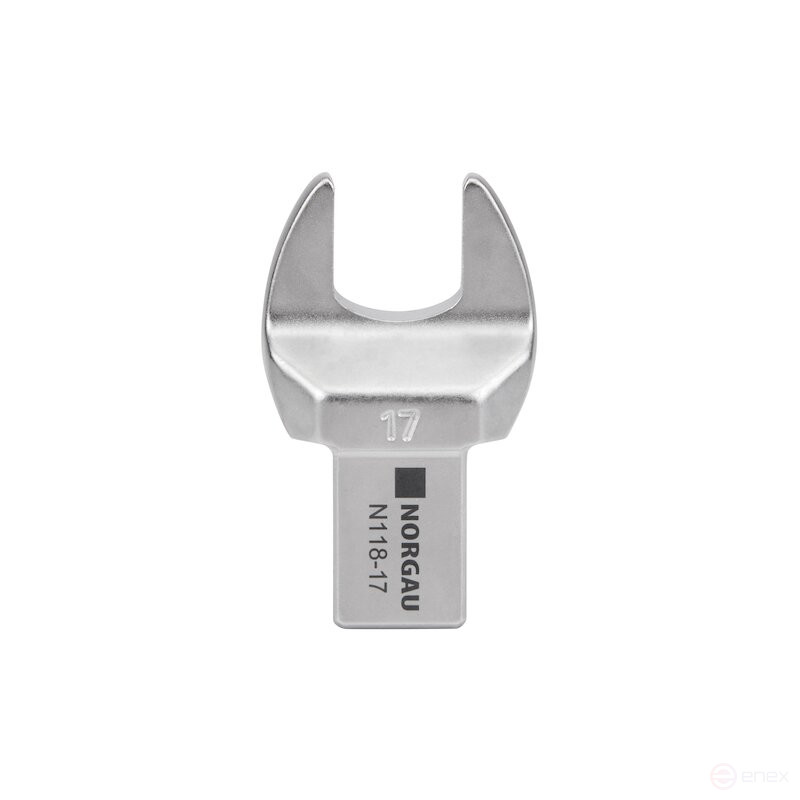 Насадка рожковая NORGAU Industrial для динамометрического ключа 17, прямоугольный привод 14х18