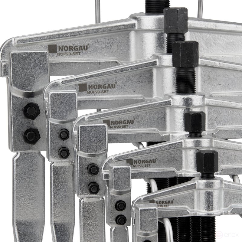 Set of universal pullers NORGAU Industrial 5 pieces, NUP20-SET1-5