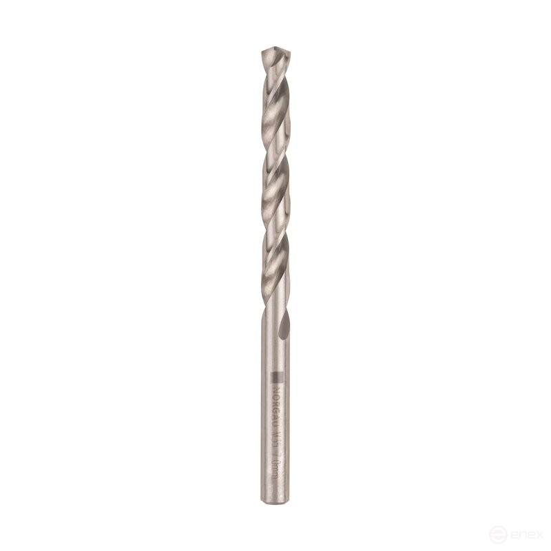 Сверло спиральное NORGAU Industrial по металлу 7 мм, Z2, HSS-E
