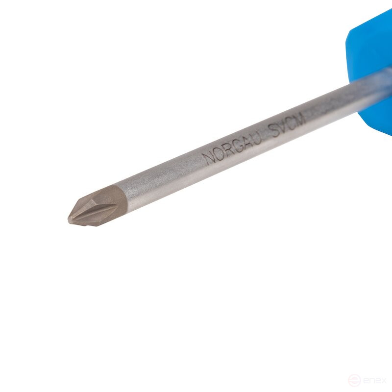 Set of screwdrivers NORGAU Industrial with two-component handles and magnetic stinger 10 pcs