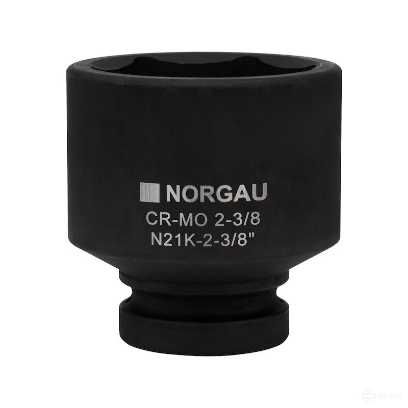 Головка торцевая ударная NORGAU Industrial шестигранная дюймовая 1", 2.3/8", N21K-2.3/8