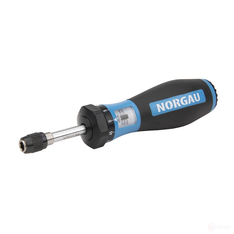 Отвертка динамометрическая NORGAU Industrial предельная 50-250 сНм, NTS12-2H