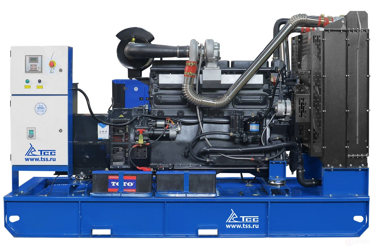 Diesel generator TSS AD-200S-T400 in a weatherproof casing
