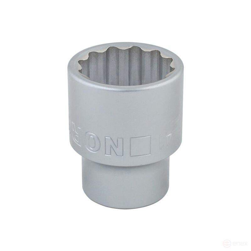 Набор двеннадцатигранных торцевых головок с аксессуарами NORGAU Industrial 3/4", 15 предметов, ND3215-S2250 в металлическом ящике