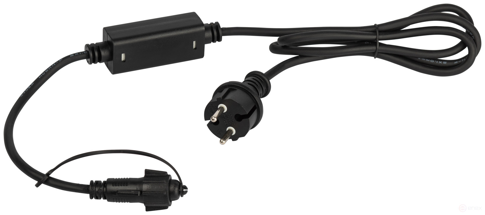 ERA ERAPS-K800 Power Cord for Garlands IP65 800W 6A Rubber Black