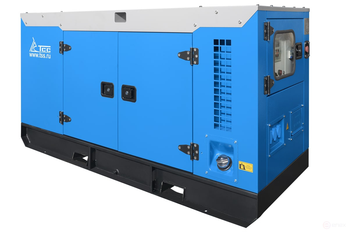 Diesel generator TSS AD-30S-T400-2RKM7 in a noise-proof casing