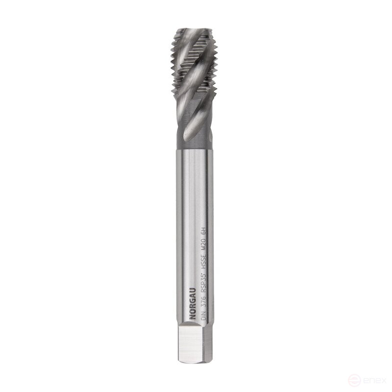 Метчик машинный NORGAU Industrial для глухих отверстий M20, форма C, HSS-E