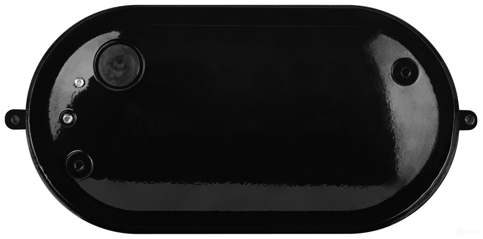 Светильник ЭРА НБП 04-60-001 Акватермо алюминий/стекло IP54 E27 max 60Вт 212х105 овал черный