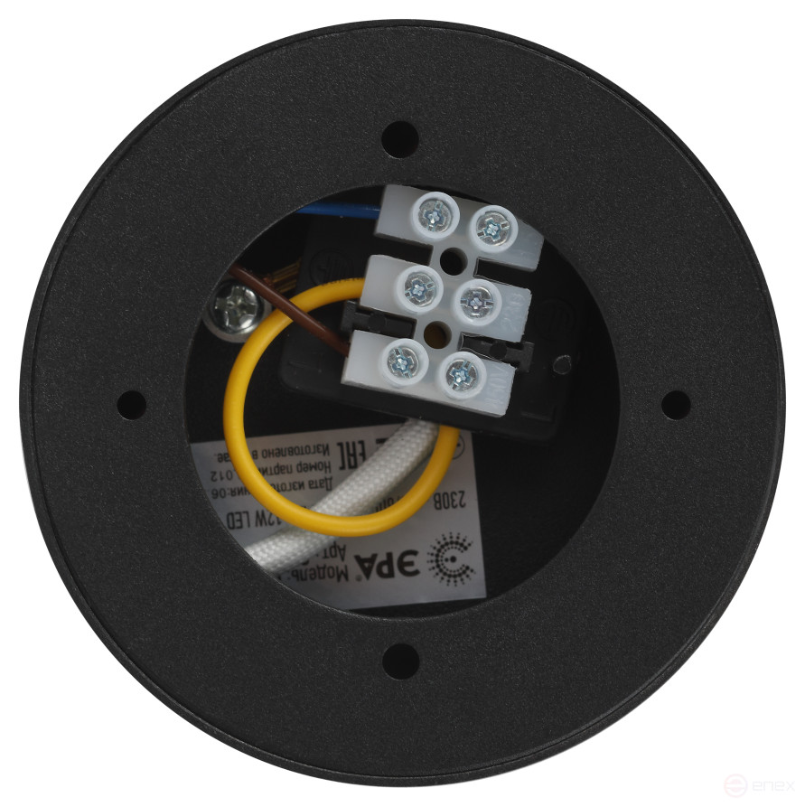 Светильник настенно-потолочный спот ЭРА OL12 GX53 SBK под лампу GX53 черный