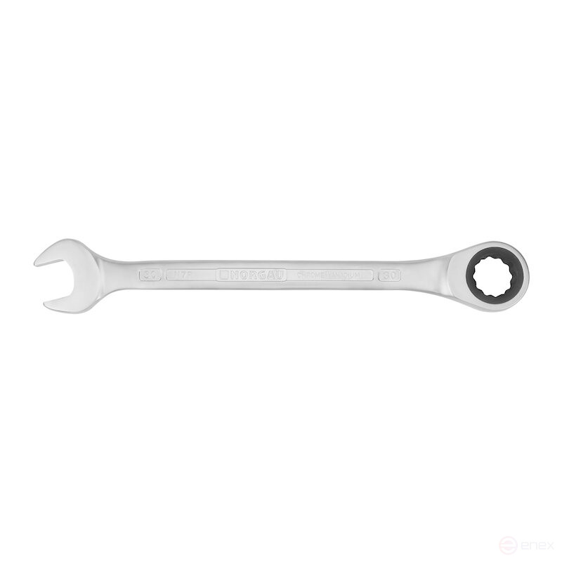 Combination wrench NORGAU Industrial with ratchet 30 mm, N7R-30