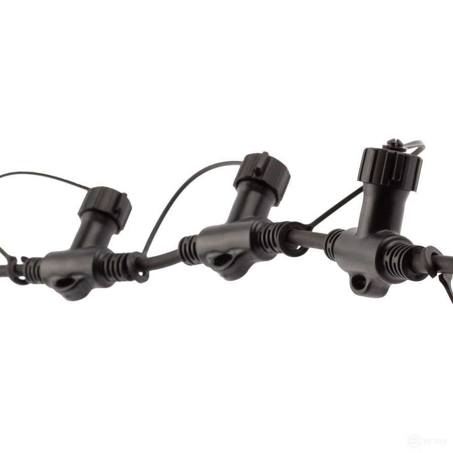 ERA ERAPS-R Splitter for IP65 Garlands 20 Sockets 2 meters Rubber Black