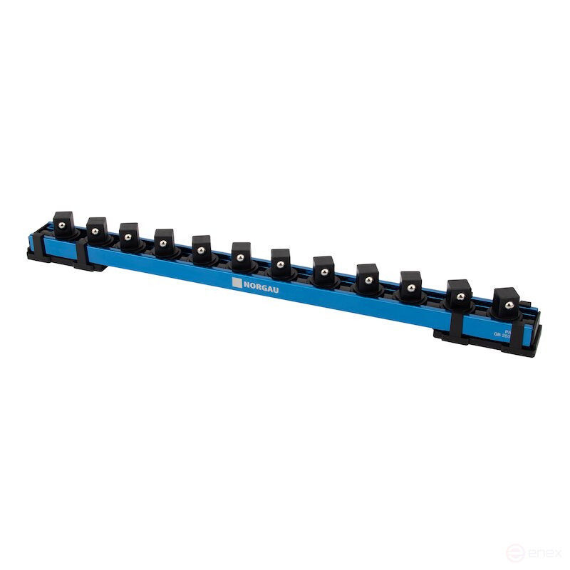 Magnetic rail for 12 end heads 1/2" NORGAU Industrial 356 mm, NVH19-12