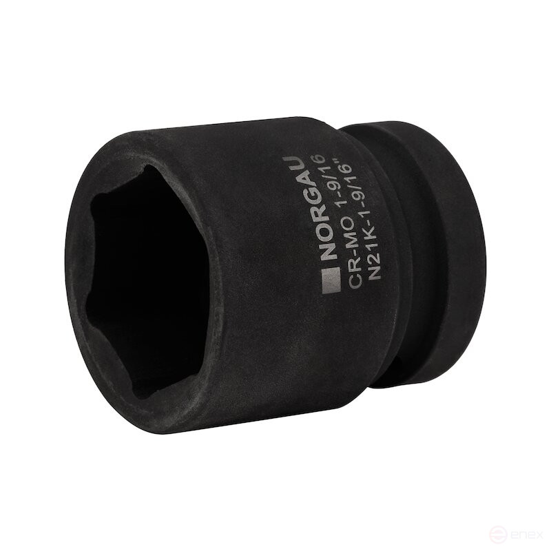 Головка торцевая ударная NORGAU Industrial шестигранная дюймовая 1", 1.9/16", N21K-1.9/16