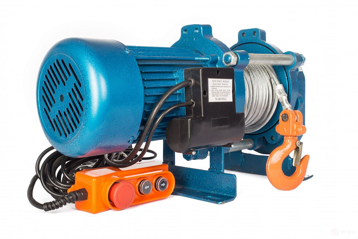 TOR LEK-300 E21 winch (KCD) 300 kg 220 V with rope 70 m (T)