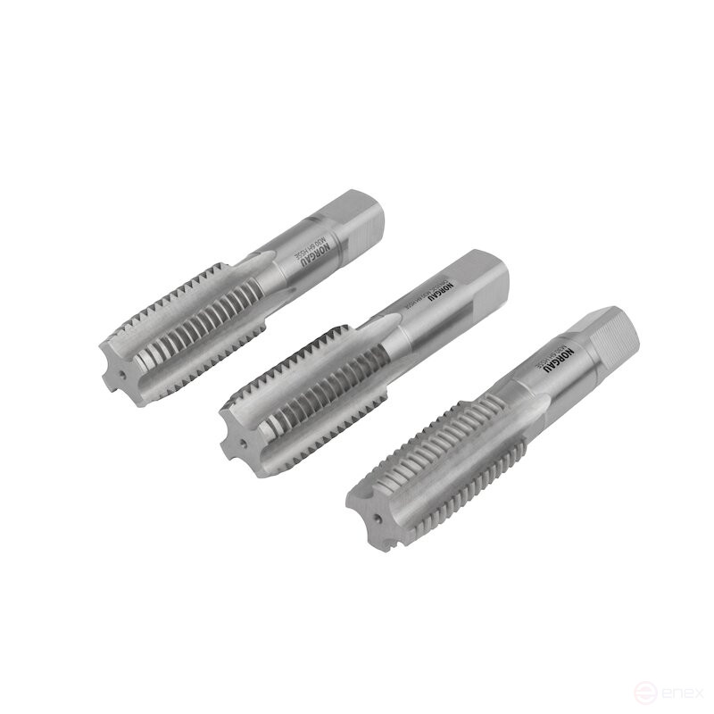 Set of hand taps NORGAU Industrial M30, HSS-E, 3 pieces