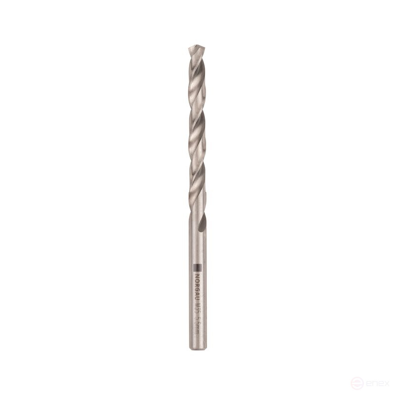 Spiral drill bit NORGAU Industrial for metal 5.5 mm, Z2, HSS-E